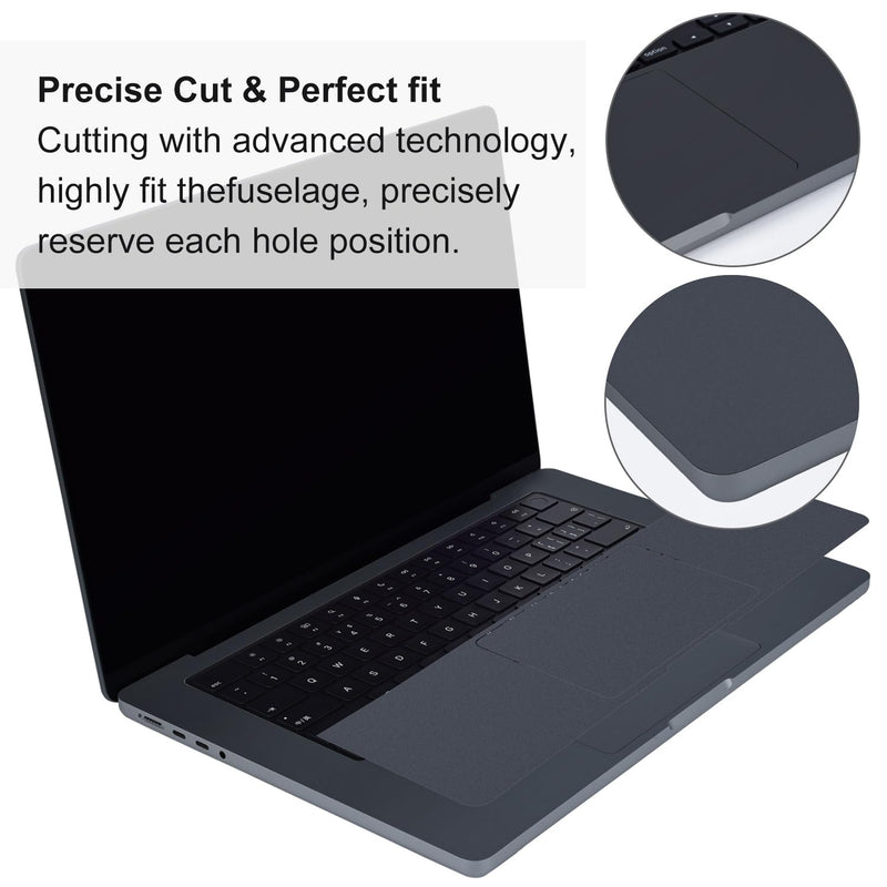 Palm Rest Cover for 2023 Apple MacBook Air M2 Chip 15.3 Inch A2941 Laptop, MacBook Air 15 Trackpad Protector, MacBook Air M2 Wrist Rest Protective Skin Stickers Decals - Midnight MacBook Air 15.3" A2941(2023+)
