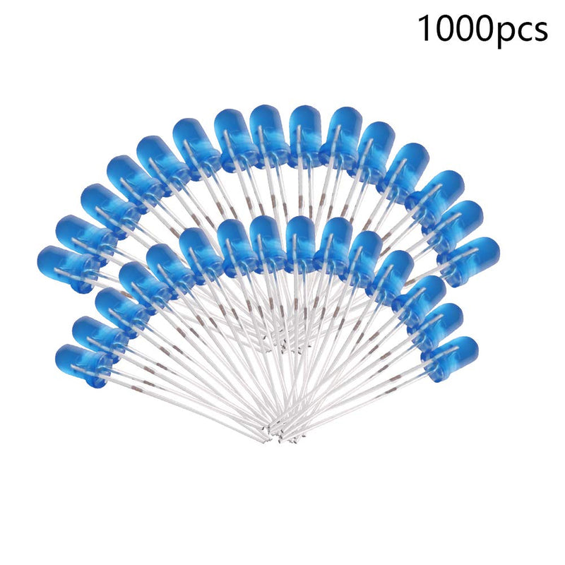 Othmro Christmas String Lights 1000 Pieces 3mm Blue LED Christmas Wire Light Emitting Diodes Bulb LED Lamp Light Emitting Diodes DIY Christmas Light 1000 pcs Blue