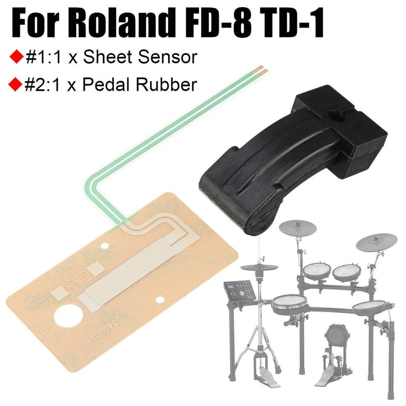 Sheet Sensor Actuator Pedal for Roland FD8 TD1 Hi Hat Rubber Part Circuit