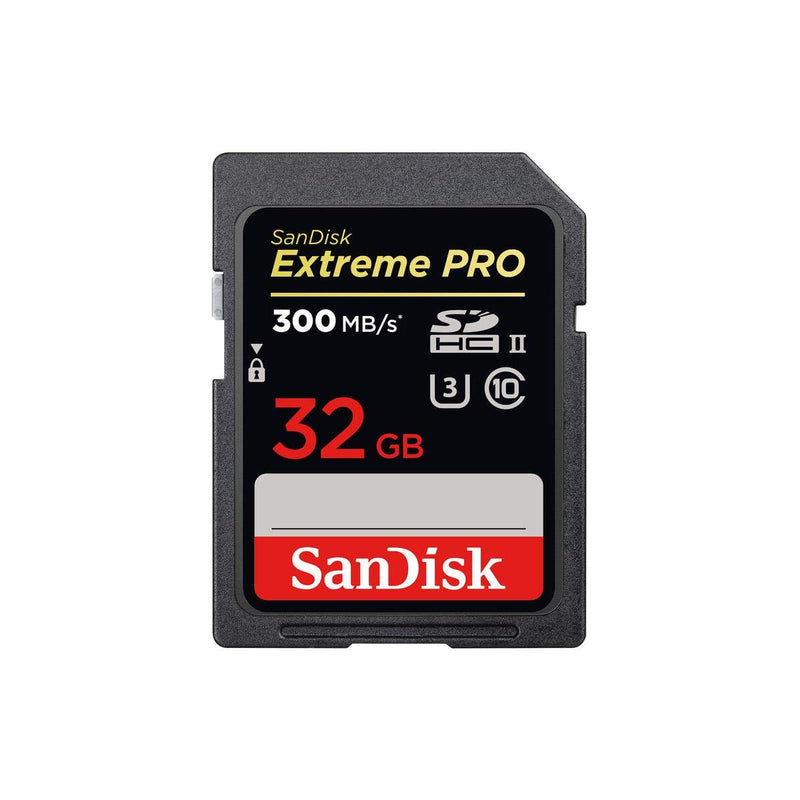 SanDisk 32GB SDHC SD Extreme Pro UHS-II Memory Card Works with Sony a7R IV (a7R4) Mirrorless Camera Class 10 (SDSDXPK-032G-ANCIN) Bundle with (1) Everything But Stromboli 3.0 SD, TF Card Reader 32GB Class 10