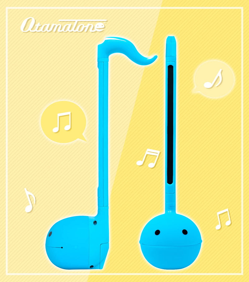 Otamatone [Color Series] Japanese Electronic Musical Instrument Portable Synthesizer from Japan by Cube/Maywa Denki [English Version] [Regular Size], Blue