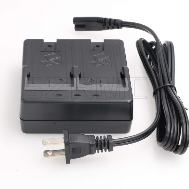 SZRMCC Topcon BC-30D Dual Battery Charger for Topcon BT-62Q BT-66Q BT-65Q Battery