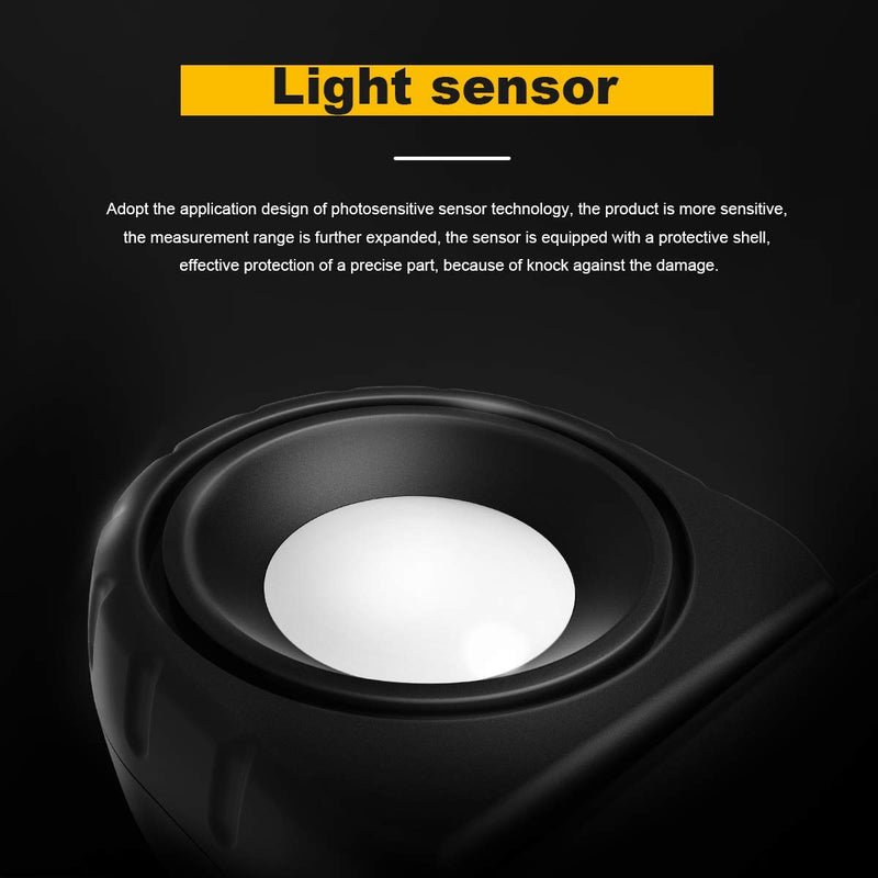 [AUSTRALIA] - Light Meter, lux Meter AP-881E Recording Light Meter for Plants with Display 3999(Range from 1～300,000Lux), Lux/Fc Unit, MAX/MIN, Back Light, Data Hold, Data Storage AP-881E(0.01~300,000 Lux) 