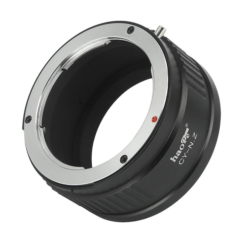 Haoge Manual Lens Mount Adapter for Contax/Yashica C/Y CY Mount Lens to Nikon Z Mount Camera Such as Z6 Z7