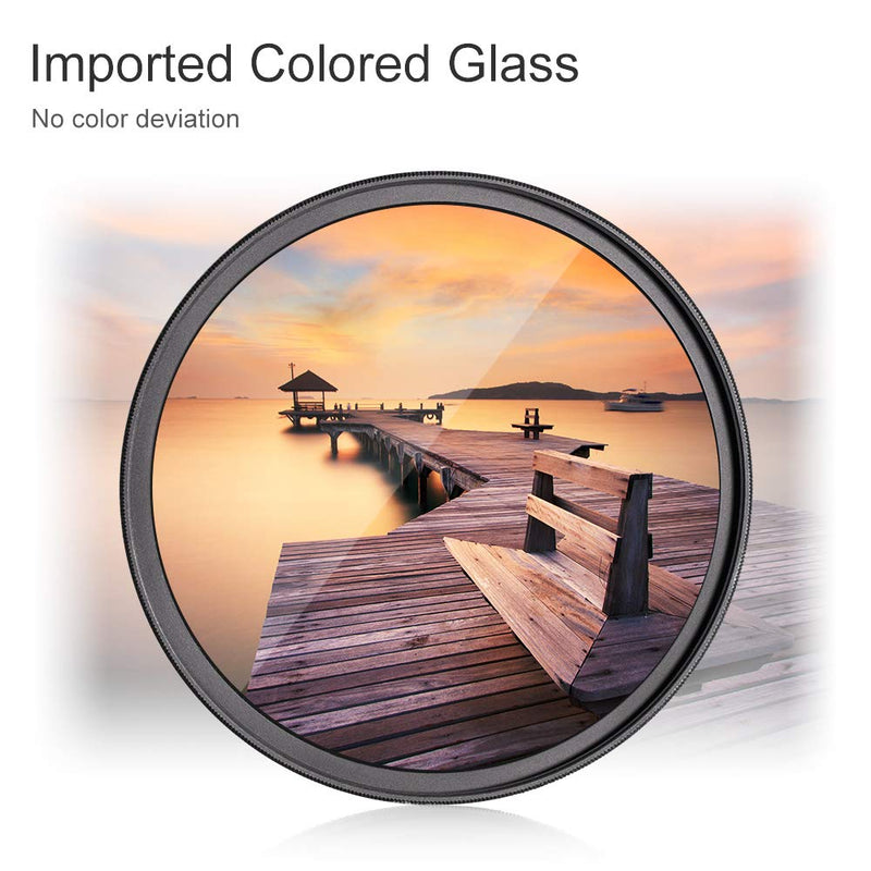 K&F Concept 43mm ND1000 CPL Lens Filter Kit (2 Pcs) Neutral Density ND1000 + Circular Polarizer Filter with 24 Multi-Layer Coatings for Camera Lens