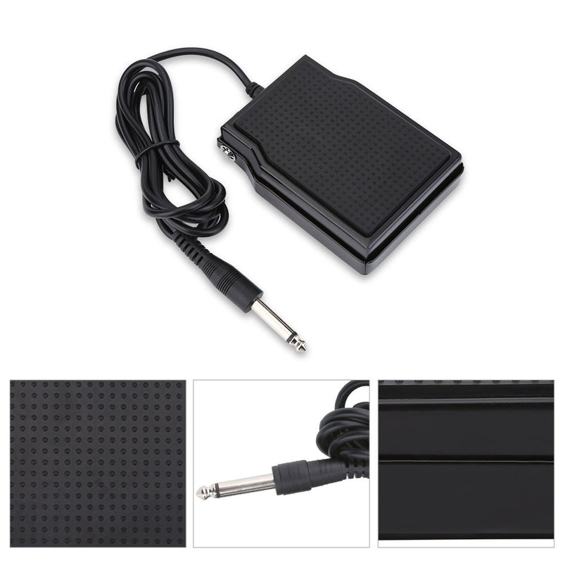 Keyboard Damper Electronic Keyboard Sustain Pedal Damper for Piano Keyboard Accessory (Black) Black