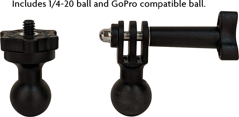 Panavise 13150 ActionGrip 3-In-1 Suction Cup Camera Mount Kit (Matte Black) 3-in-1 Kit