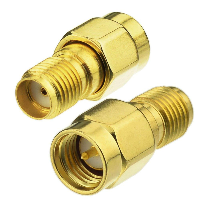 Superbat RF coaxial SMA Male to SMA Female Bulkhead RG174 15ft Cable + 3pcs RF Coax SMA Adapter Kit for SDR Equipment Antenna Ham Radio,3G 4G LTE Antenna,ADS-B,GPS and etc 5M/16.4FT