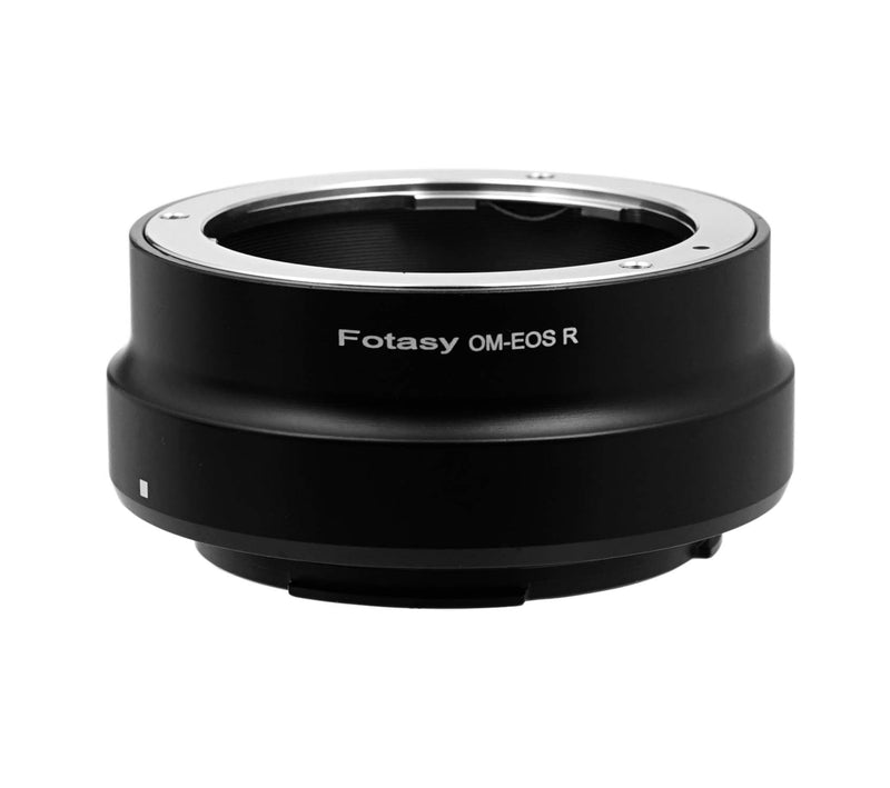 Fotasy Olympus OM Lens to Canon RF Mount Adapter, OM EOS R, OM EOS R Adapter Ring, fits Olympus OM Mount Lense & Canon EOS R Mirrorless Camera EOS R RP Ra R5 R6 OM - EOS R