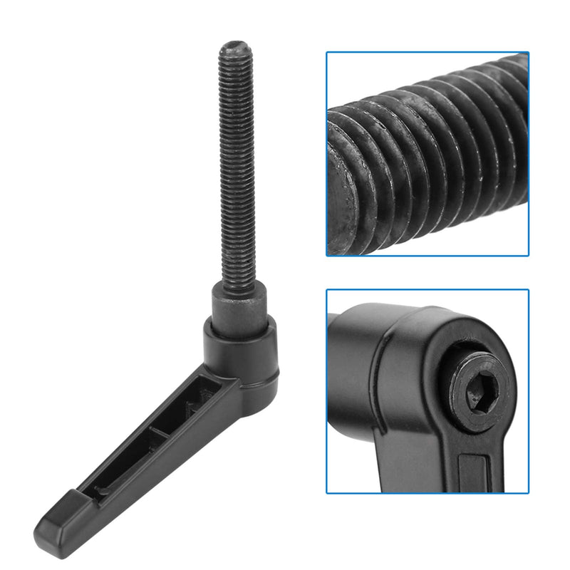 4PCS /M6 x 16/20/25/32/40/50/60/70/Male Thread Machinery 304 Alloy Adjustable Knob Handle Clamping Lever with Stud Universal Handle (70MM)