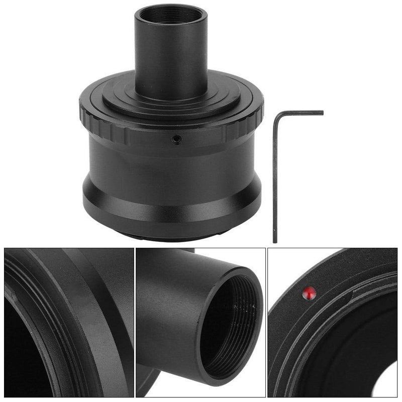 Qiilu for Sony Microscope Adapter Camera Microscope Adapter Ring T2-NEX for T Ring to for Sony NEX Mount Camera Microscope Adapter Ring