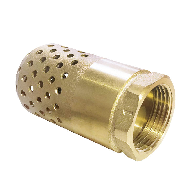 Heavy Duty Brass Female Foot Valve Backflow Preventer Check Valve for Well Jet Pumps Foot Valve, Maintains Pump Prime and Strainer Filters Out Debris (A 3/4 " NPT ) A 3/4 Inch