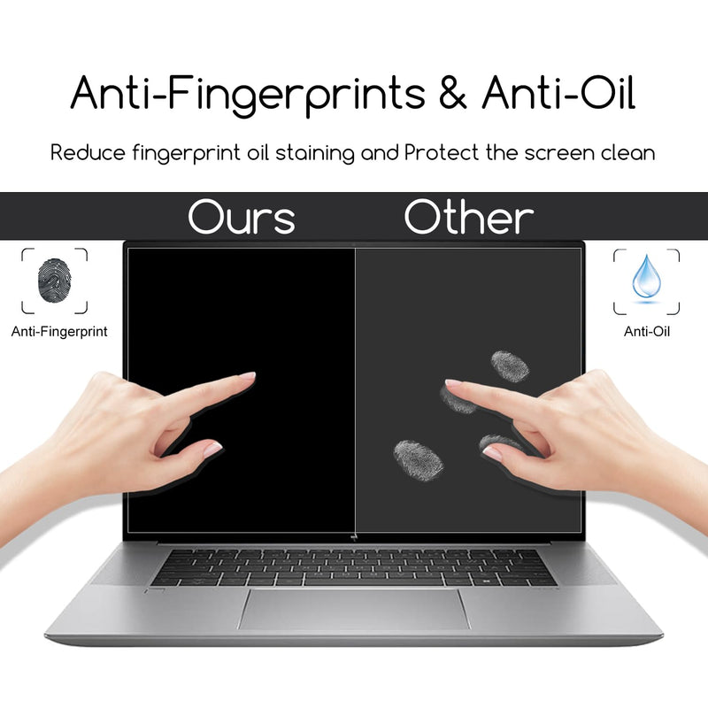 2 PCS 16" HD Crystal Clear Screen Protector for Lenovo Hp Dell Asus Acer LG MSI Samsung etc 16 inch 16:10 Aspect Ratio Laptop,Anti Scratch Anti Fingerprint Screen Protector for 16 inch Laptop
