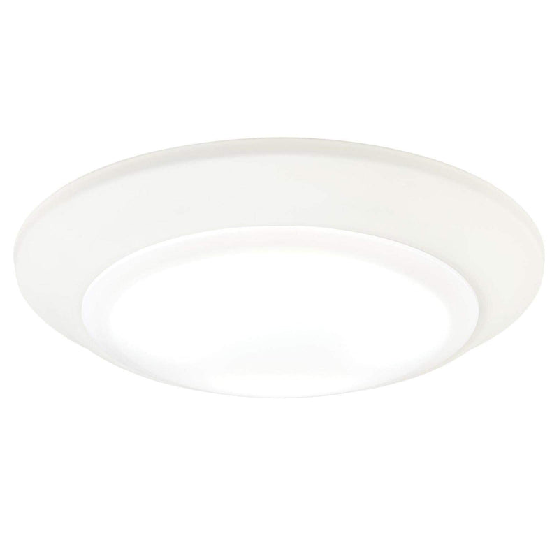 Westinghouse Lighting 6323300 LED Indoor/Outdoor Dimmable Surface Mount Wet Location, White Finish with Frosted Lens 4000K
