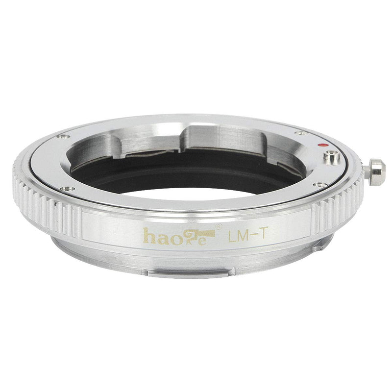 Haoge Manual Lens Mount Adapter for Leica M LM, Zeiss ZM, Voigtlander VM Lens to Leica L Mount Camera Such as T, Typ 701, Typ701, TL, TL2, CL (2017), SL, Typ 601, Typ601