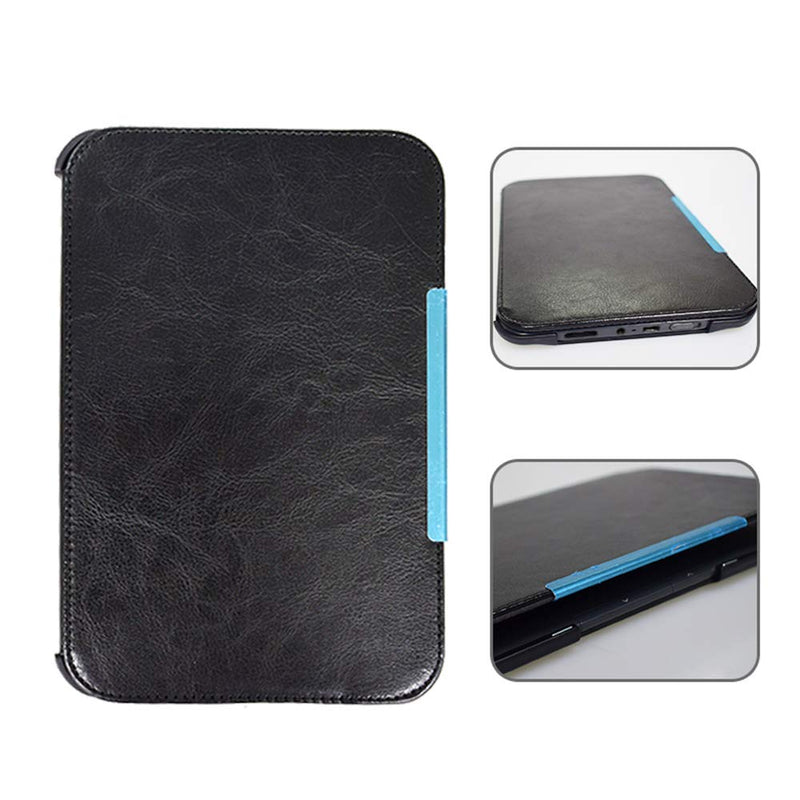 AFesar Flip Book Cover for Amazon Kindle Keyboard (Kindle 3/D00901) Ereader Case, Slim Light Hard Shell Folio Case for Kindle 3 Model D00901 Cover Magnet Closured Protective Pocket (Black) Black