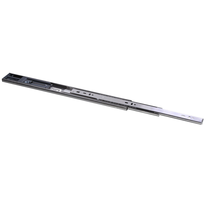 UHPPOTE Soft Close Ball Bearing Spring Damp Drawer Orbit Slide Runners 3 Section Glide - 10inches 10"/25cm