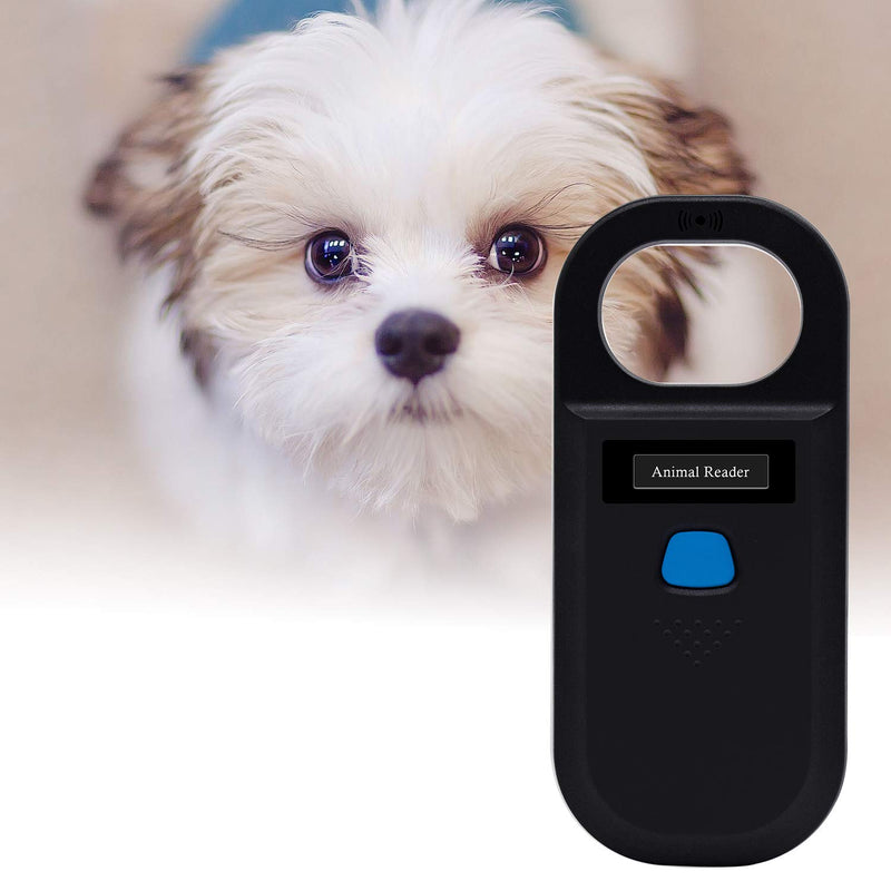 Animal（Pet） Microchip Reader Scanner, Handheld Animal Chip Reader Portable LED RFID Reader Support FDX-B (ISO11784 / 11785)