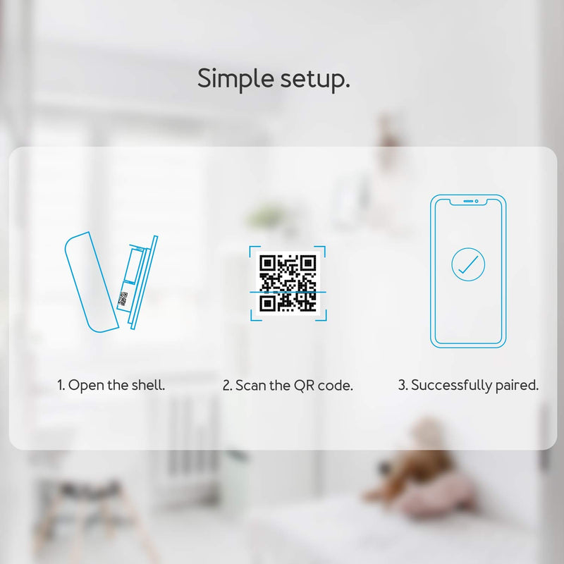 Zwave Door Sensor Window Sensor, Z-Wave Plus Enabled Aeotec 3-1 Door Window Sensor 7 Pro, Zwave Hub Required, Gen 7, White (Door/Window Sensor 7 Pro) Pro Version