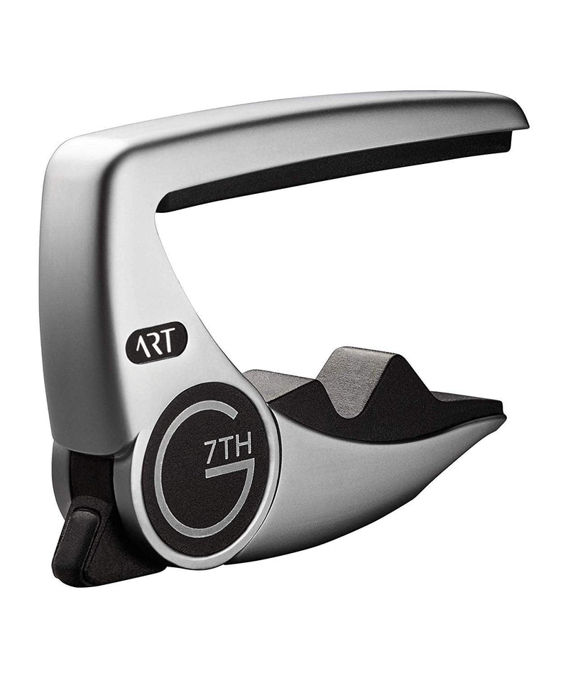 G7th Performance 3 ART Capo - 6 String, Silver - Bundled with Dunlop Pick Pack