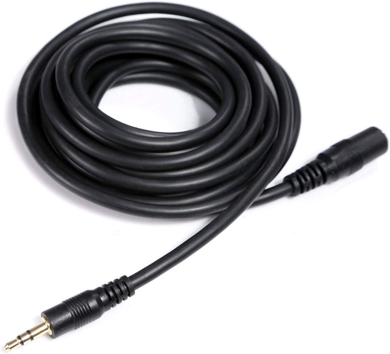 [AUSTRALIA] - Movo MC10 3.5mm Audio Cable - 3.5mm TRS Female to Male 10ft Extension Cord for Microphones, Headphones, and More 10-foot 