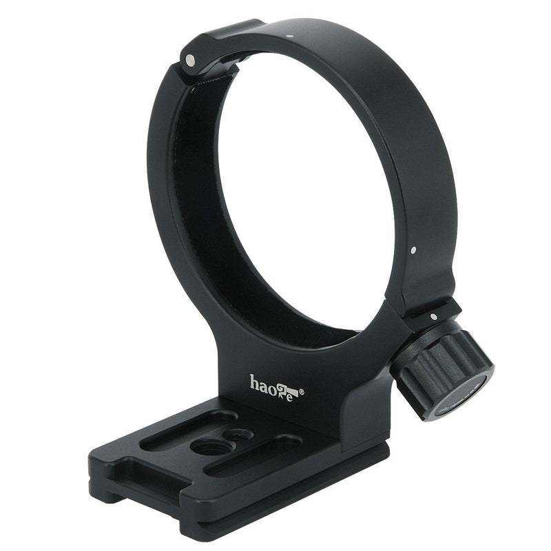 [AUSTRALIA] - Haoge LMR-N372 Lens Collar Replacement Foot Tripod Mount Ring for Nikon AF-S NIKKOR 70-200mm f/4G ED VR and AF-S 300mm F/4E PF ED VR Lens Built-in Arca Type Quick Release Plate Replace Nikon RT-1 