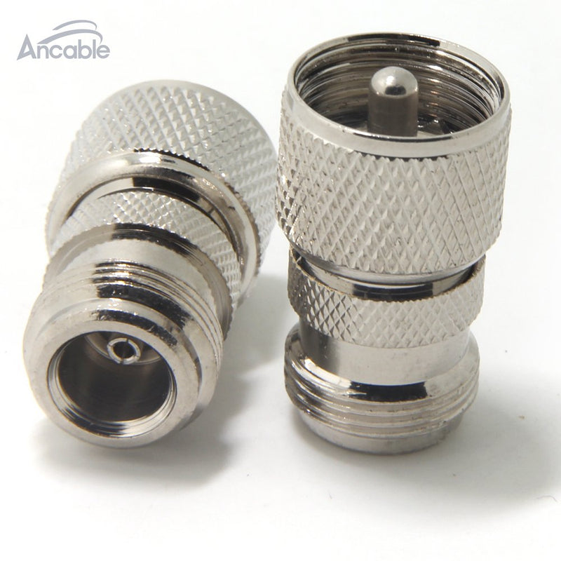 Ancable UHF/PL-259 Male to N Female Connector for CB Ham Radio Antenna Pack of 5