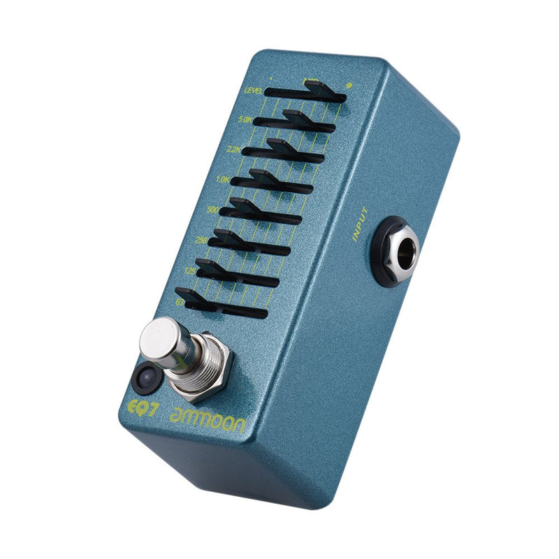 ammoon EQ Equalizer Guitar Effect Pedal 7-Band EQ Aluminum Alloy Body with True Bypass (EQ7) 1