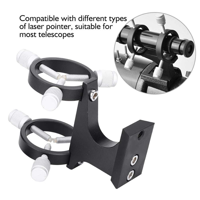 Diyeeni Finder Scope Mounting Bracket, Pointer Mounting Bracket for Astronomical Telescope, Aluminum Alloy Adjustable Bracket with Fixing Ring