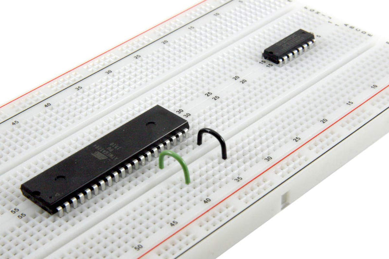 BB1460 Solderless Plug-in BreadBoard, 1460 tie-Points, 4 Power Rails, 6.5 x 3.5 x 0.3in (165 x 89 x 9mm)