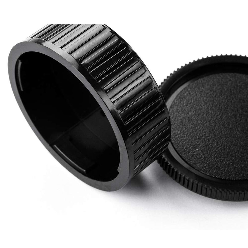 Body Cap and Lens Rear Cap Cover Replacement Set for Leica M-Mount Lens&Cameras,2 Sets