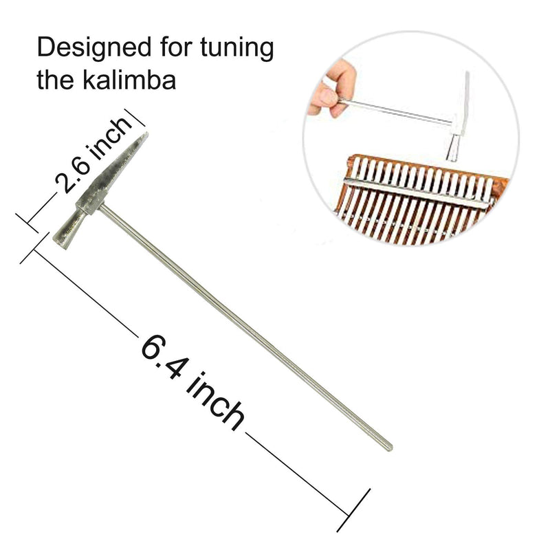 Randon 10/17-Key Kalimba DIY Keys Set Thumb Piano Accessory with Tuning Hammer Kit for DIY Kalimba Mbira Repairing Parts Birthday Gift For Kids Adult Beginners