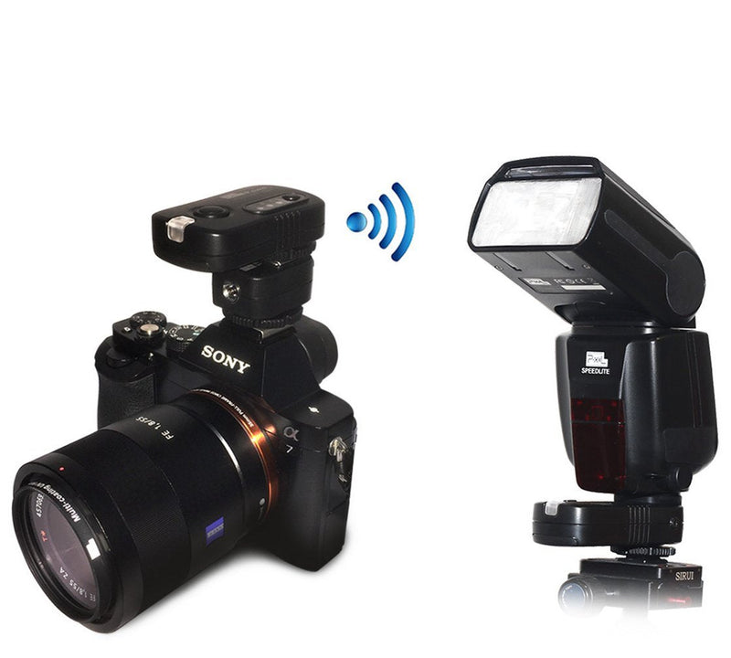 Pixel TF-334 Flash Hot Shoe Adapter for Converting Sony Mi to Canon/Nikon Flash with PC Port