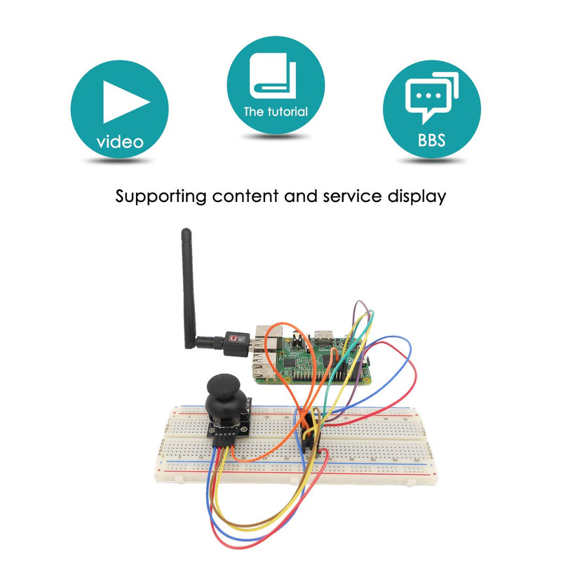 Adeept Ultimate Starter Kit for Raspberry Pi 4 3 2 Model B B+ Python C Code, LEDs, Sensors, ADXL345 GPIO Cable DC Motor Learn Electronics and Programming for Beginners Ultimate Starter Kit for RPi