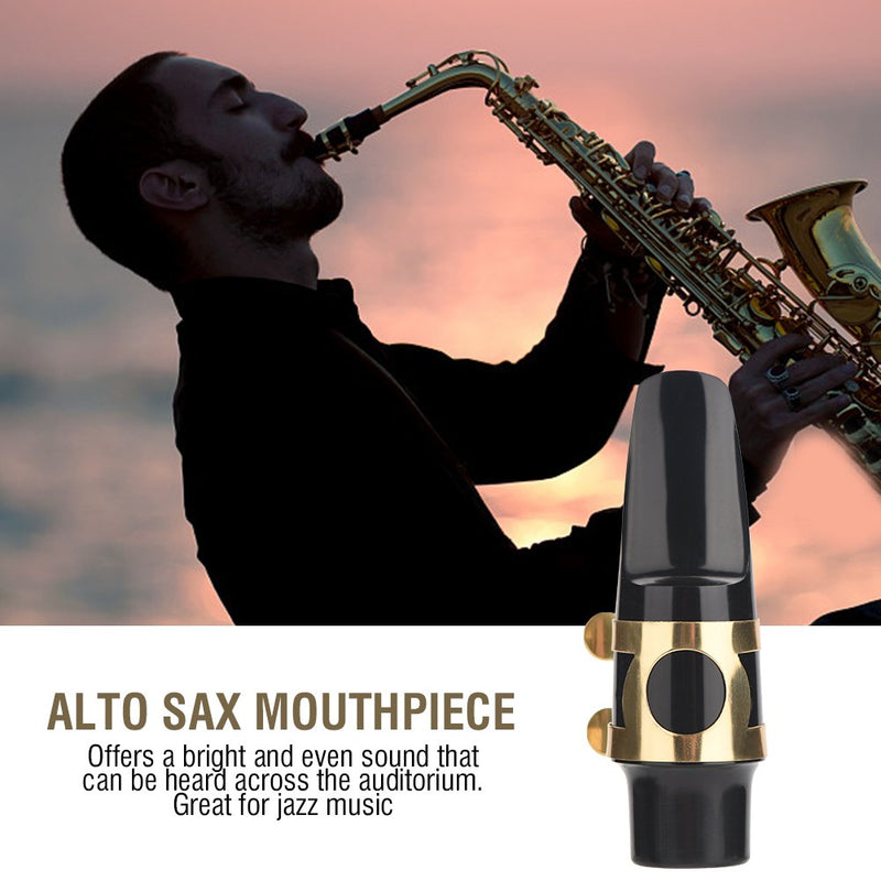 Saxophone Mouthpiece Professional Alto Sax Flute Head Mouthpiece for Alto Saxophone Replacement Use