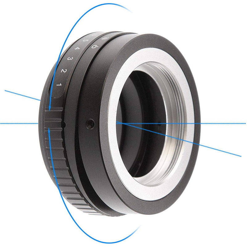 FocusFoto Tilt Shift Adapter Ring for M42 Screw Mount Lens to Fujifilm Fuji FX Mount X-Series Mirrorless Camera Body X-A2,X-A3,X-A5,X-M1,X-E1,X-E2S,X-T1,X-T2,X-E3,X-A10,X-A20,X-T10,X-T20,X-PRO1,X-PRO2