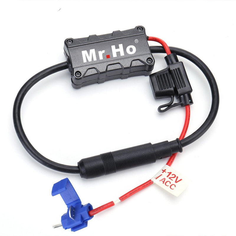 [AUSTRALIA] - Mr. Ho Car Antenna Radio FM or AM Signal Amplifier Booster 12V for Mitsubishi Toyota Buick Audi Nissan Honda Cars Series, Black Radio Ampilfier 