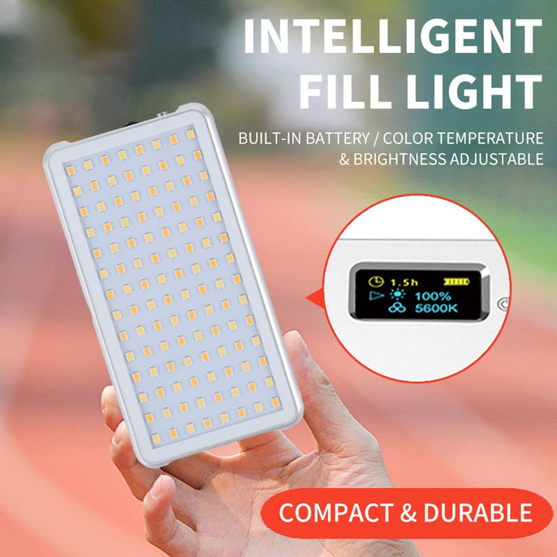 [AUSTRALIA] - Teyeleec TA112 LED Video Conference Lighting w/ Desk Tripod Remote Working Zoom Call Self Broadcasting Live Streaming for Tiktok Laptop Adjustable Brightness 3200K-5600K Color Temperature Alloy Shell 