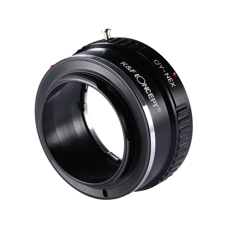 K&F Concept Lens Mount Adapter, Contax/Yashica (C/Y) Lens to Sony Alpha NEX E-Mount Camera