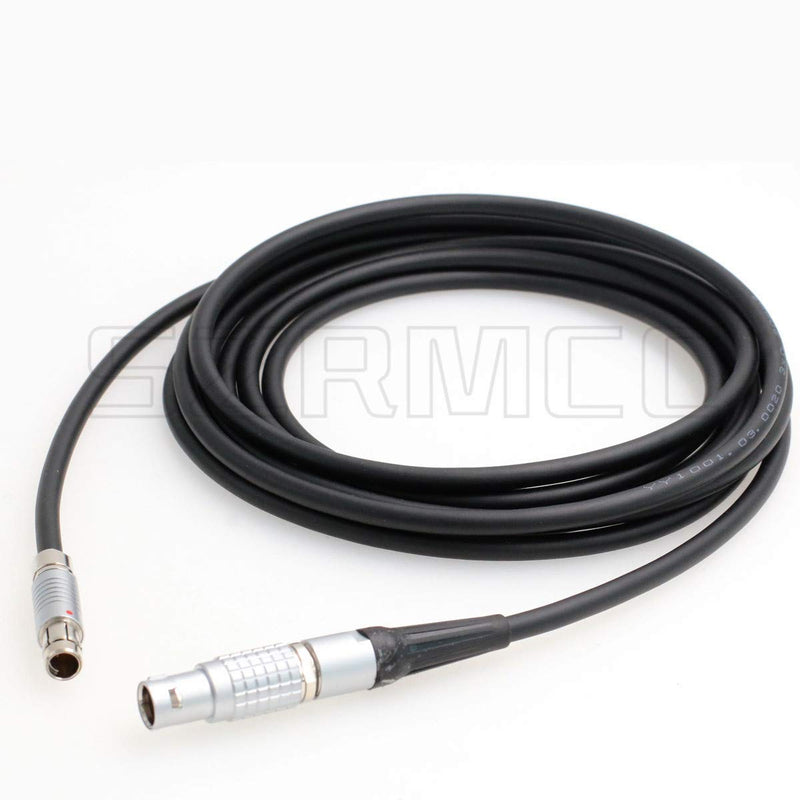 SZRMCC Preston MDR-3 MDR-4 10 Pin to Fischer 3 Pin Run/Stop Power Cable for RED ARRI Alexa Camera (Straight) Straight