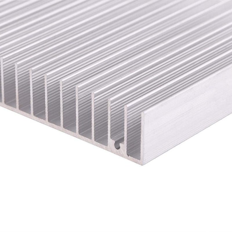 Greensen Aluminium Heat Sink, Cooling Module Aluminium Cooling Fin High Power LED Amplifier Transistor Semiconductor Devices with 16 Pieces Fins 100mm x 100mm x 18mm