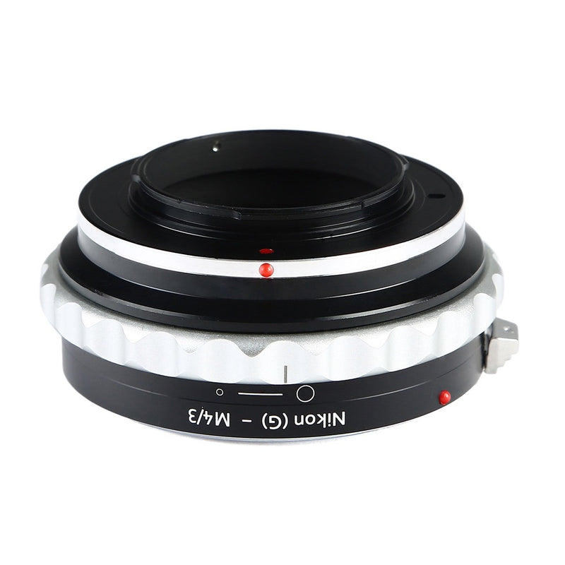 Adapter to Convert Nikon F-Mount Lens to MFT Lens for Mirrorless Micro Four Thirds M4/3 Digital Camera (D and G Type Lens)