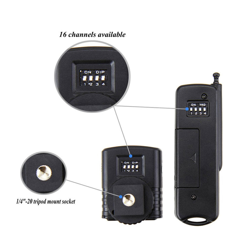 JJC RF Wireless Shutter Remote Control Replaces Olympus RM-UC1 for Olympus OM-D E-M10 E-M10 Mark II E-M5 E-M5 Mark II E-M1 E-PL8 E-PL7 E-PL6 E-PL3 E-P5 E-P3 E-P2 E620 E520
