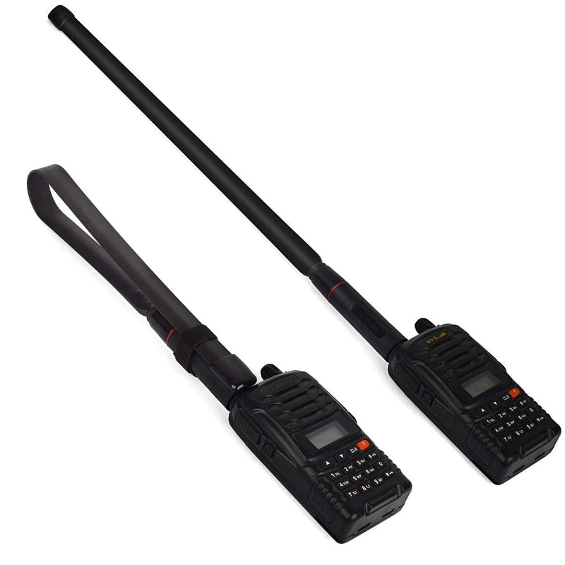 HYS CS Tactical BNC Antenna Dual Band 144/430Mhz Foldable Antenna for ICOM IC-V8 IC-V80 IC-V82 IC-U82 IC-W32 Two Way Radio