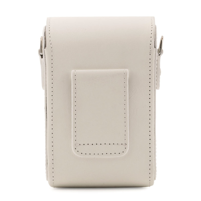 Mega Gear MG1416 Canon PowerShot G7 X Mark II, G7 X Leather Camera Case with Strap, White