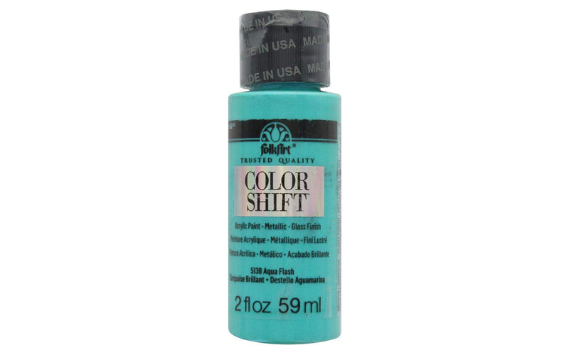 FolkArt Color Shift Acrylic Paint in Assorted Colors (2 ounce), Aqua Flash 2 Ounce