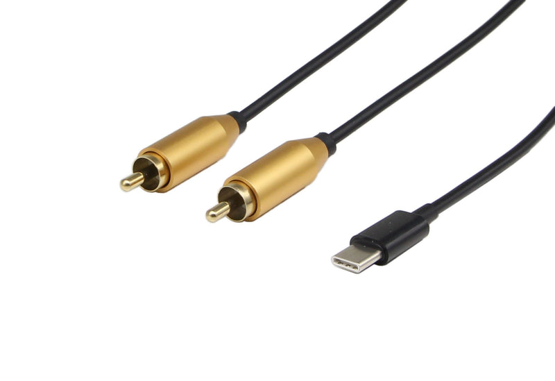 CERRXIAN USB C(Type C) to Dual RCA Cable,80CM Gold- Plated Aux Auxiliary Stereo Y Splitter Adapter Cord