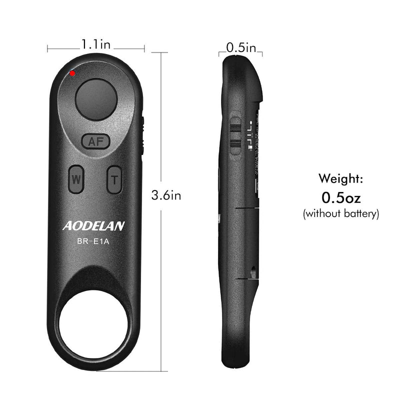 AODELAN Camera Remote Control for Canon EOS RP, EOS R, R5, R6, M50, M50 II, 6D Mark II, 77D, 850D, 800D, 200D, 250D, EOS Rebel SL2, Rebel T7i, T8i, 90D, EOS M6 Mark II, SX70 HS; Replces Canon BR-E1.