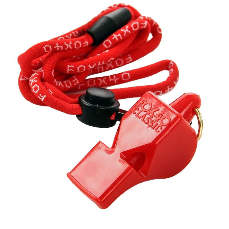 Fox 40 Classic Safety Whistle C/W Wrist-Lanyard Orange