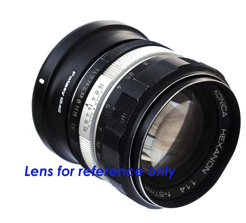 Fotasy Konica AR Lens to Nikon Z Mount Adapter, KR Lense Nikon Z Adapter, Nikon Z KR Ring Adoptor, fits Konica AR Lens & Nikon Z Mount Mirrorless Camera Z5 Z50 Z6 Z7 Z6 II Z7 II Konica AR-Nikon Z